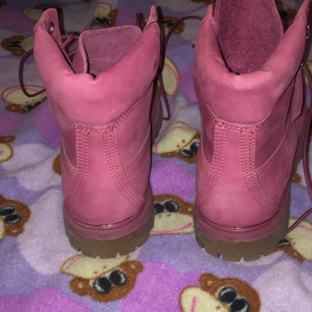 Women’s Pink Purple Timberland’s size 8.5